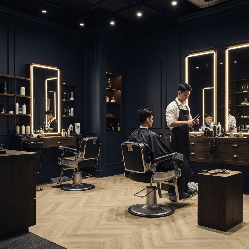 SiKa Barbershop interior